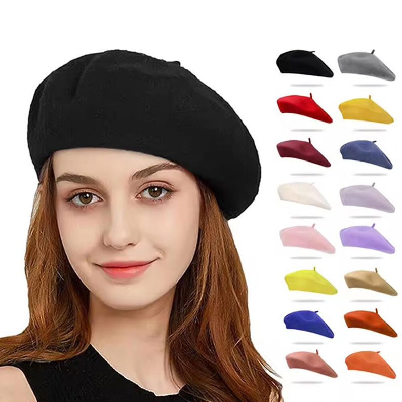 Artistic Retro Painter Woolen Berets